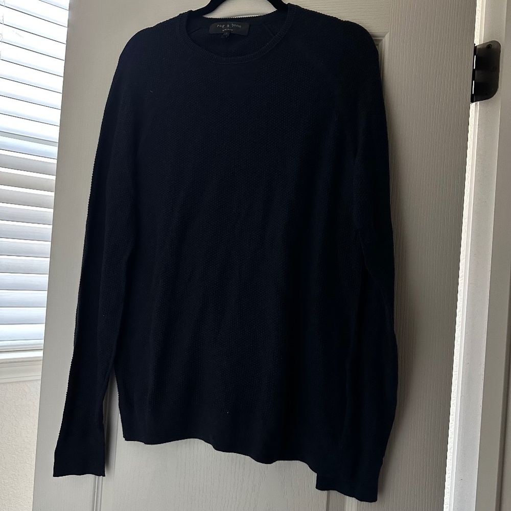 Rag & Bone Navy Blue Sweater 100% cotton